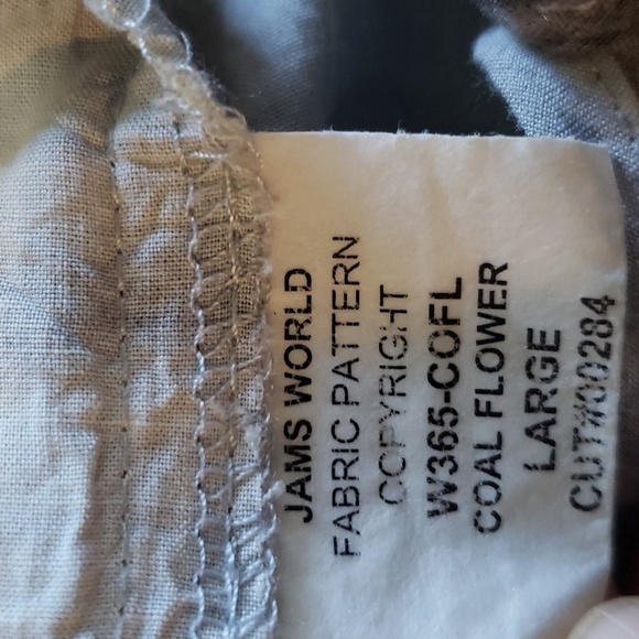 Vintage Jams World Hawaii Small Coal Flower Maxi Dress, Size L - Picture 10 of 11